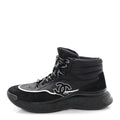 Fabric Suede Mens CC Sneakers 44 Black