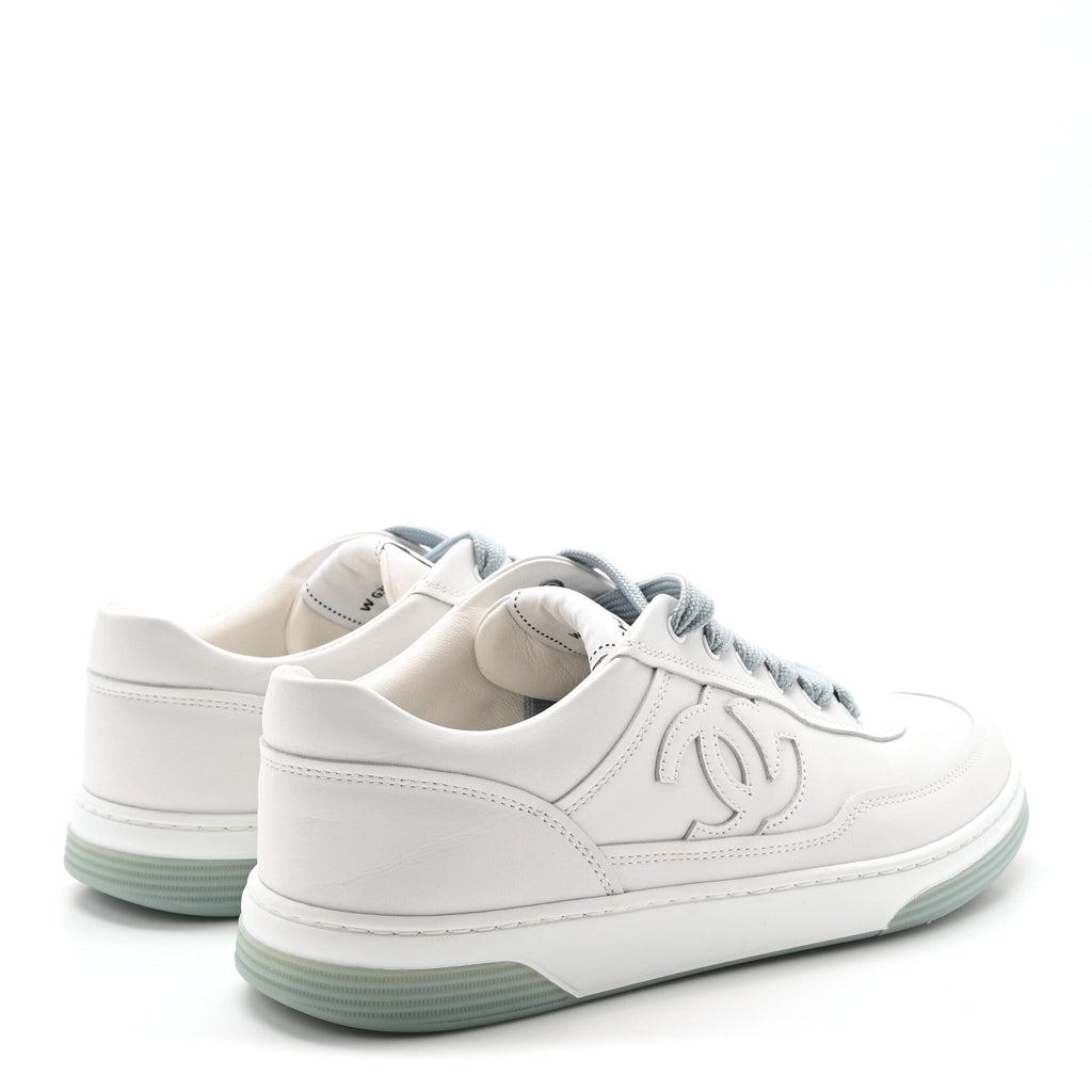 Kidskin Womens CC Sneakers 38.5 White