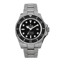 Stainless Steel 44mm Oyster Perpetual Date Sea-Dweller Deepsea Watch Black 126660
