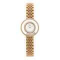 18K Yellow Gold 5 Diamond 22mm Happy Diamonds Quartz Watch