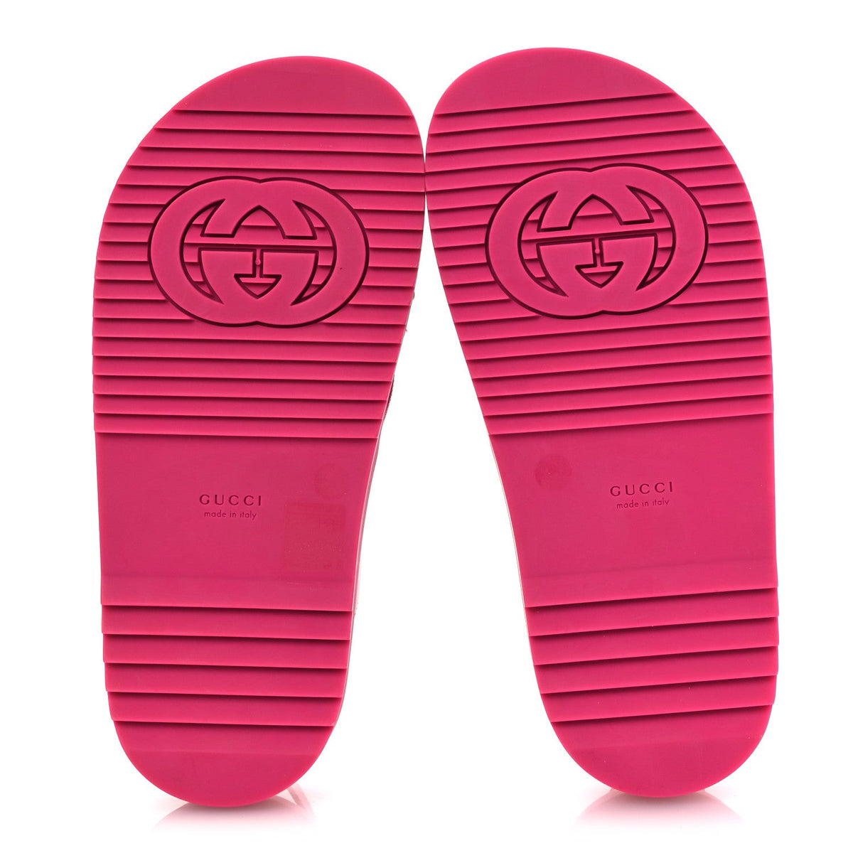 Calfskin Elizabeth Nappa Charlotte Logo Slingback Sandals 36 Fancy Fuchsia