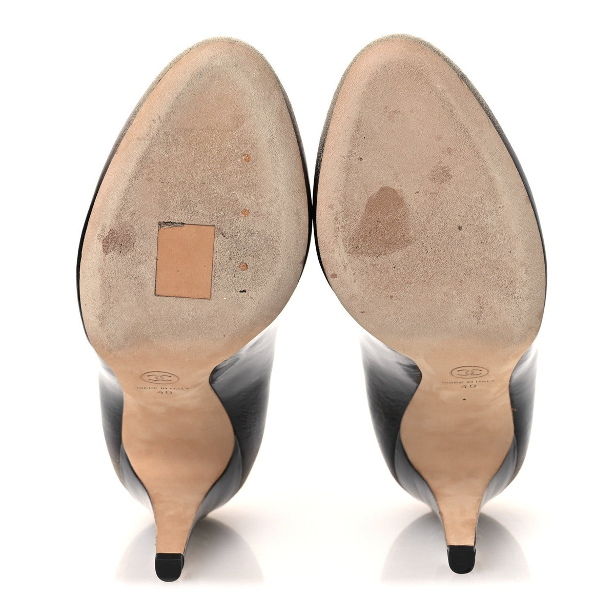 Patent Ombre Pumps 40 Beige Black
