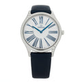 Stainless Steel Satin Diamond Bezel 36mm De Ville Tresor Quartz Watch White 428.17.36.60.04.001
