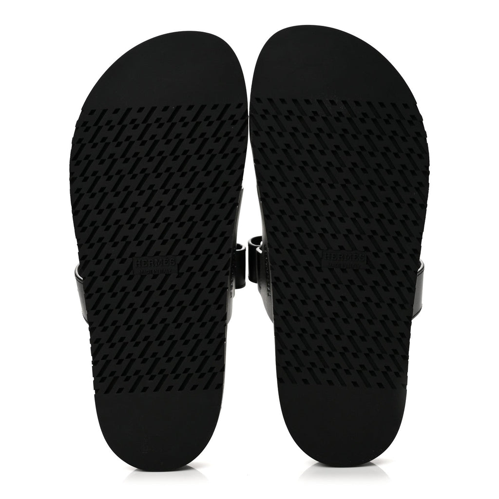 Calfskin Womens Chypre Sandals 40 Black