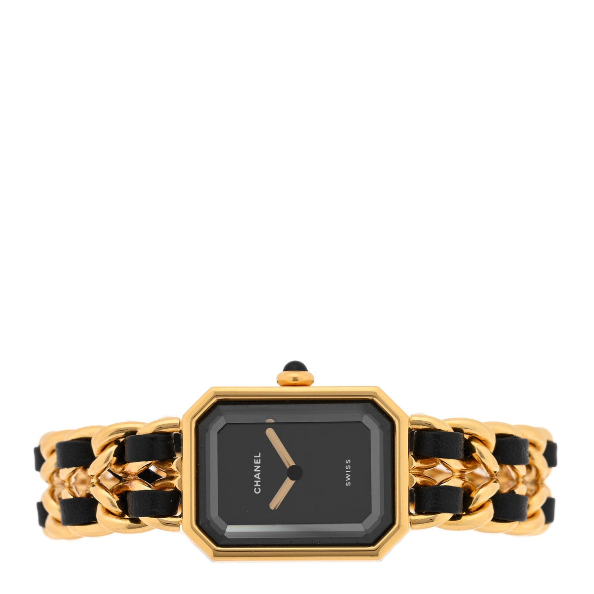 Stainless Steel Lambskin 20mm Chain Premiere Quartz Watch Gold M