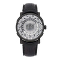 Stainless Steel Alligator 39mm Escale Time Zone Automatic Watch Grey