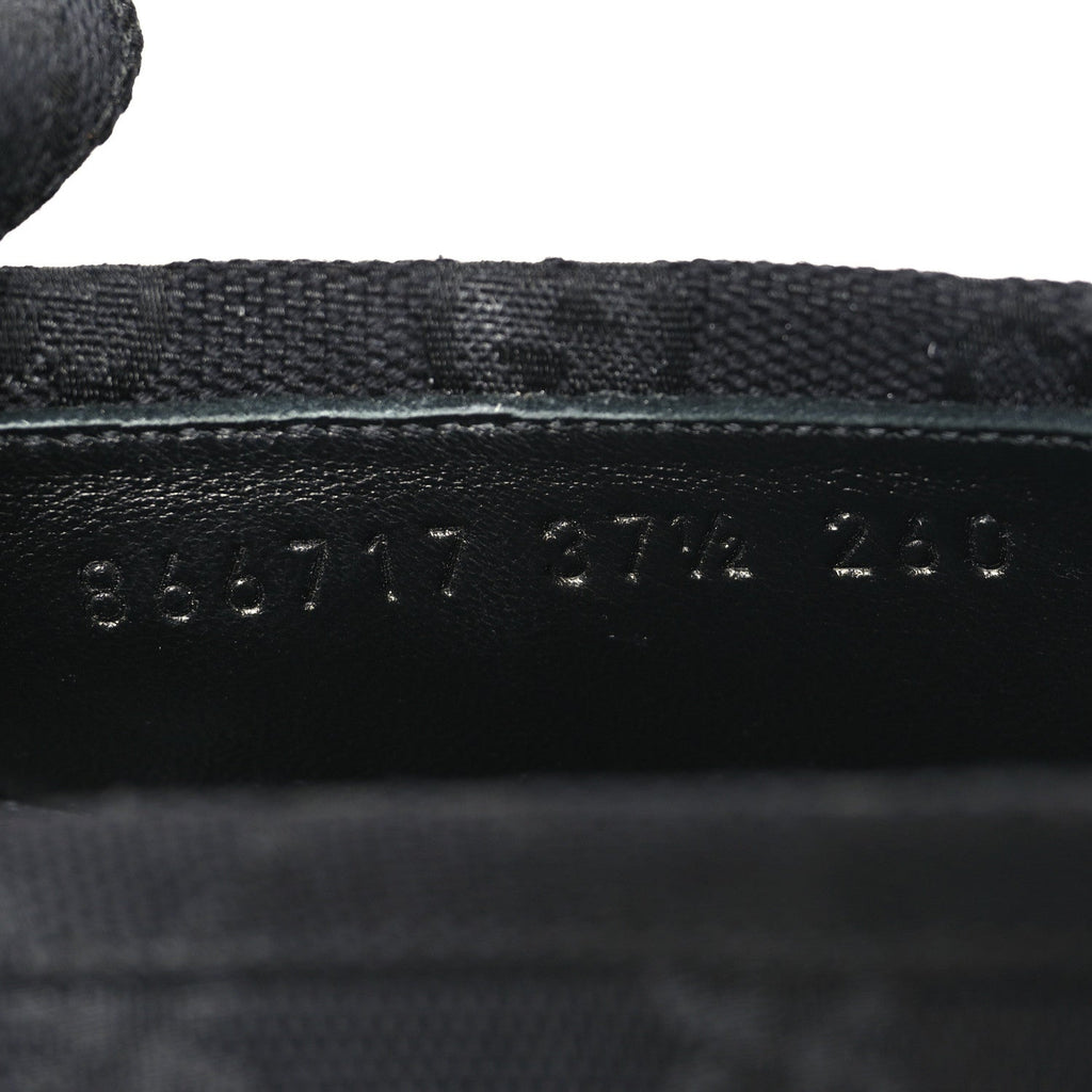 Monogram GG Canvas Womens Ragazzo Loafers 37.5 Black