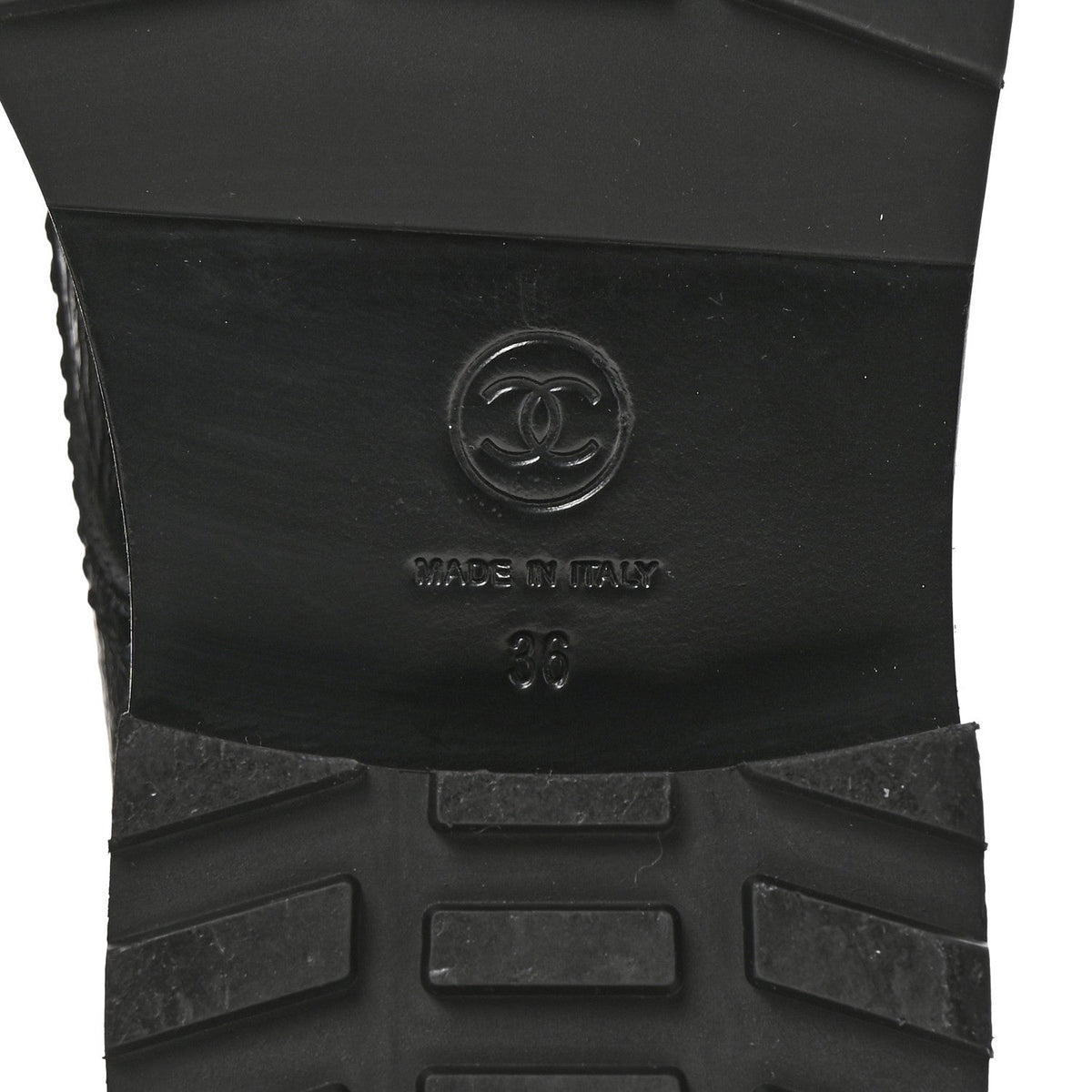 Shiny Calfskin Velvet Pearl Combat Short Boots 36 Black
