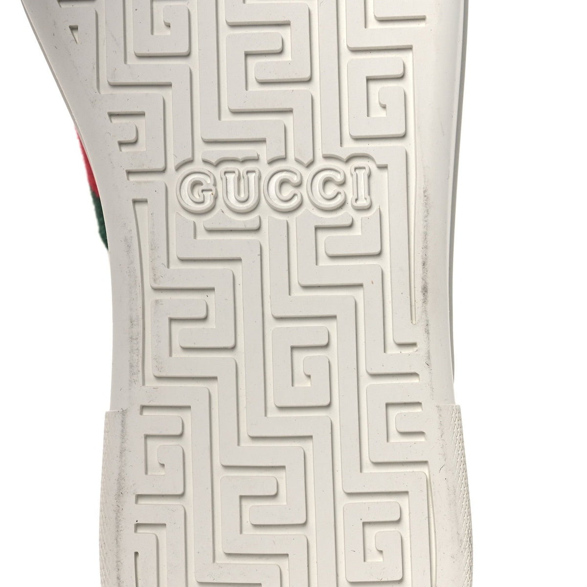 Ultralight Plume Calfskin Web Womens Ace Platform Sneakers 41 White