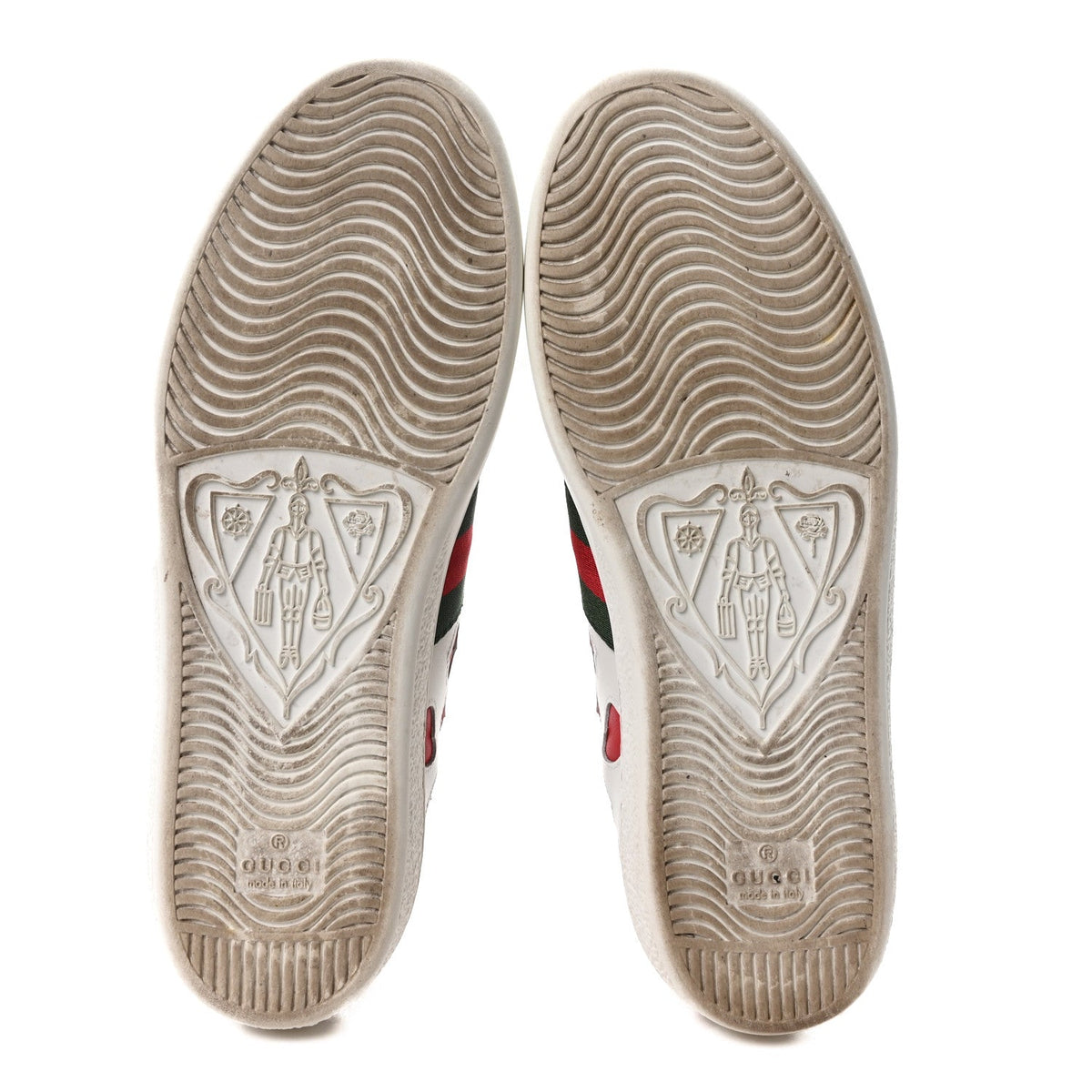 Calfskin Miro Soft Web Heart Cut Out Womens Ace Sneakers 36.5 White Light Hibiscus Red New Shamarock