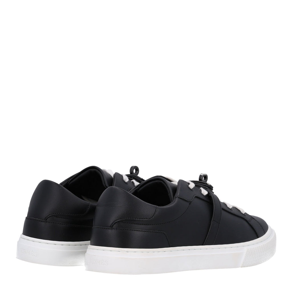 Calfskin Day Sneakers 37 Black