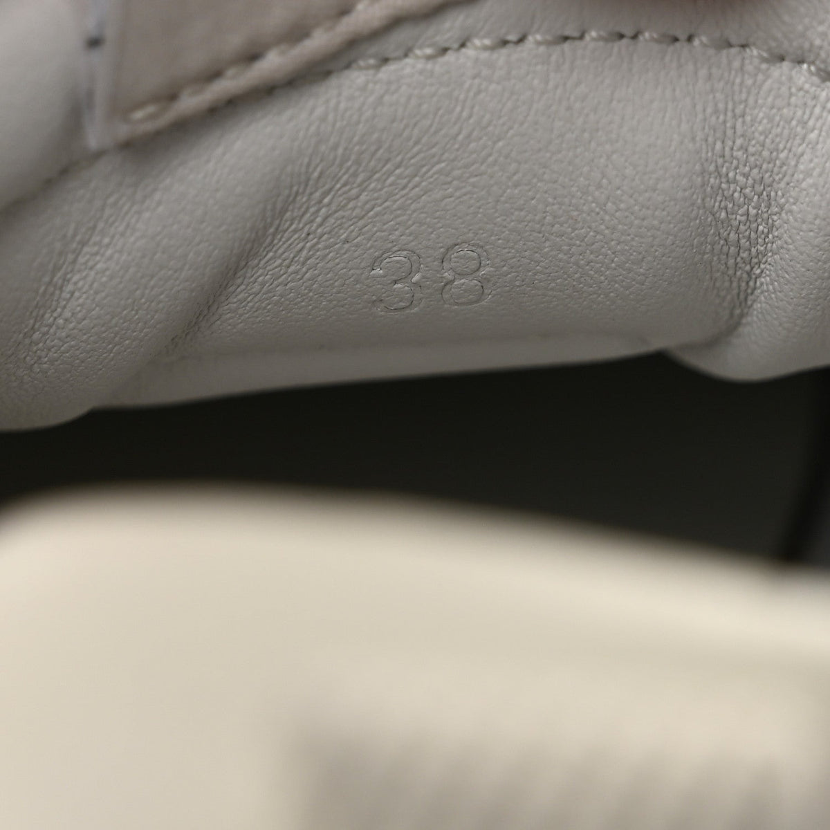 Nappa Suede Goatskin Jet Sneakers 38 White