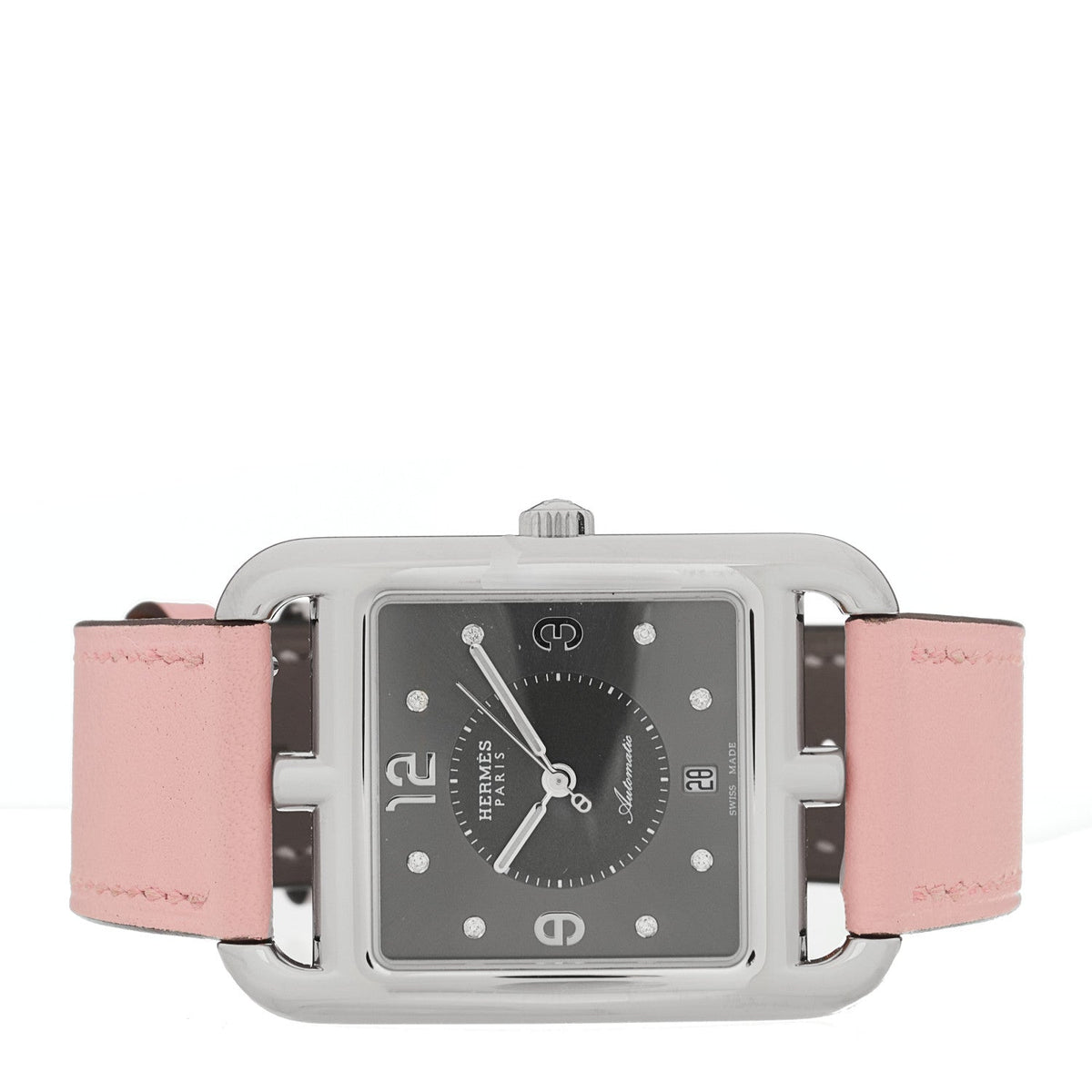 Stainless Steel Swift Diamond 29mm Cape Cod Automatic Watch Rose Sakura