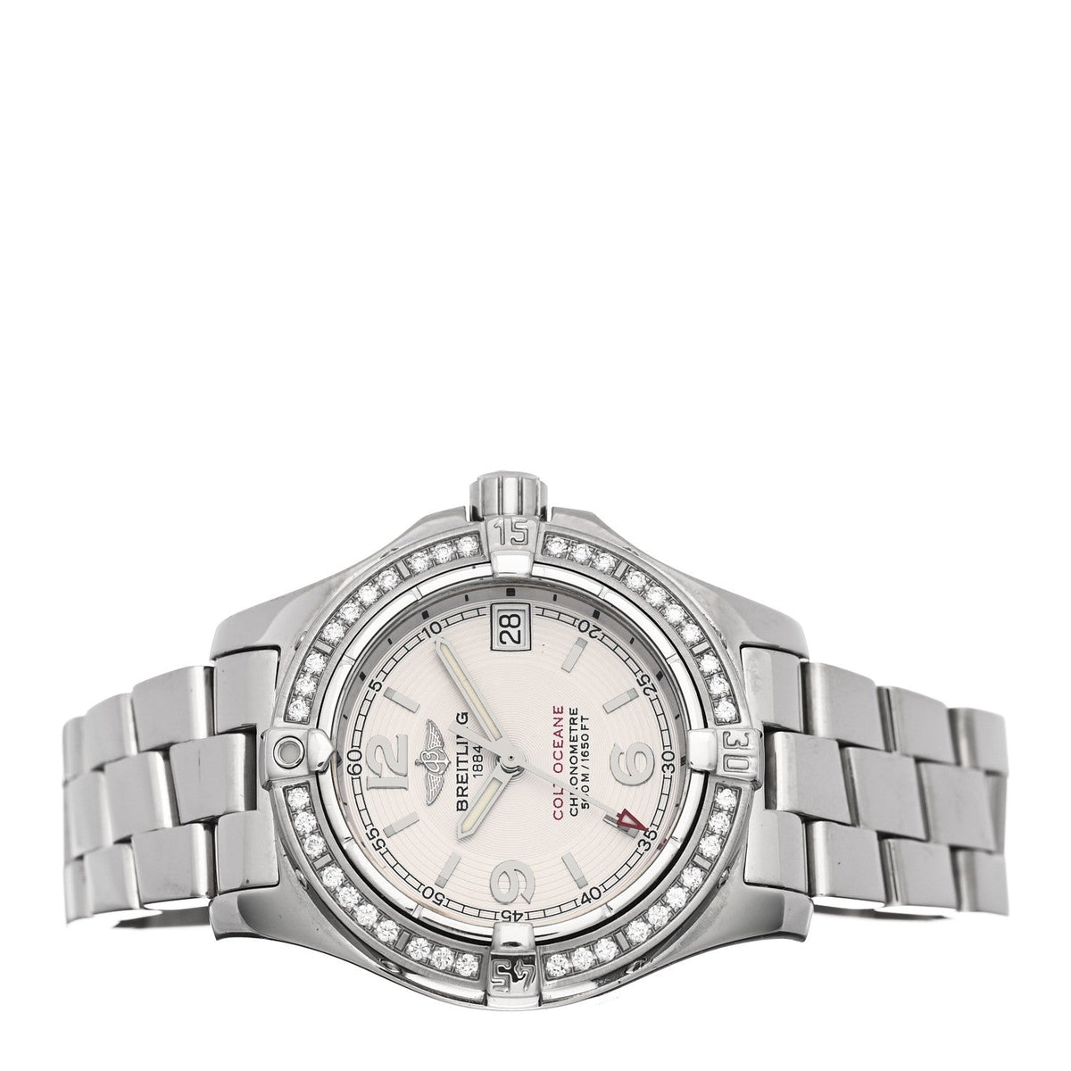 Stainless Steel Diamond 33mm Colt Oceane Quartz Watch A77380
