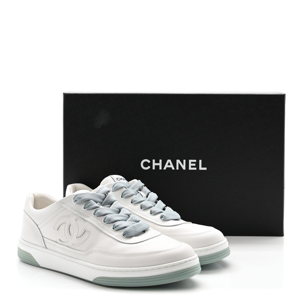 Kidskin Womens CC Sneakers 38.5 White