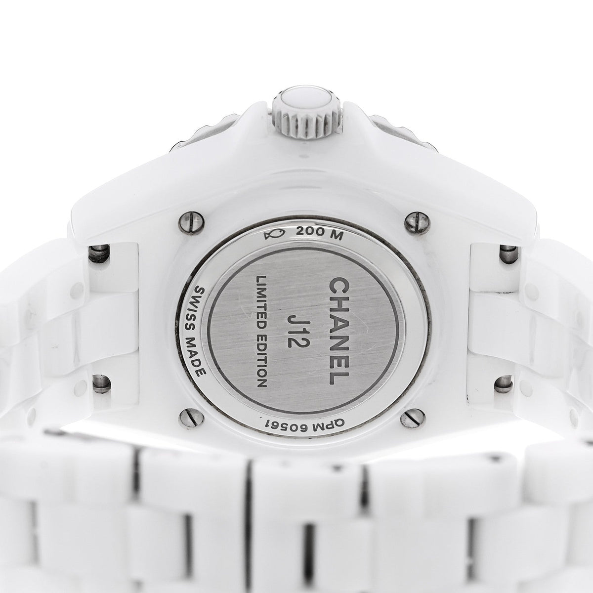 Stainless Steel Ceramic 33mm J12 Wanted de Chanel Limited Edition Quartz Watch White