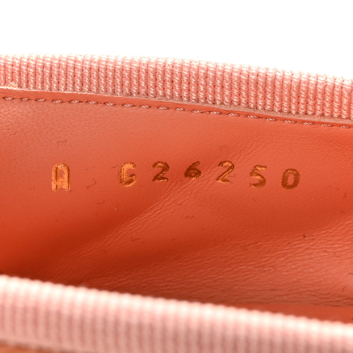 Suede Quilted Cap Toe CC Ballerina Flats 37 Light Orange