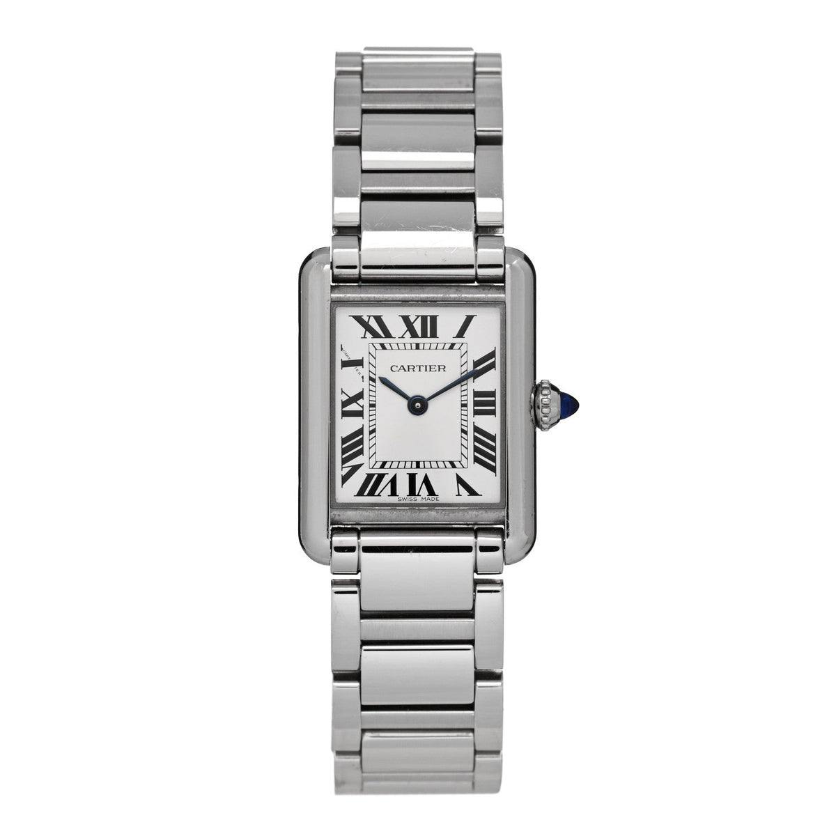 Stainless Steel 22mm Tank Must Quartz Watch