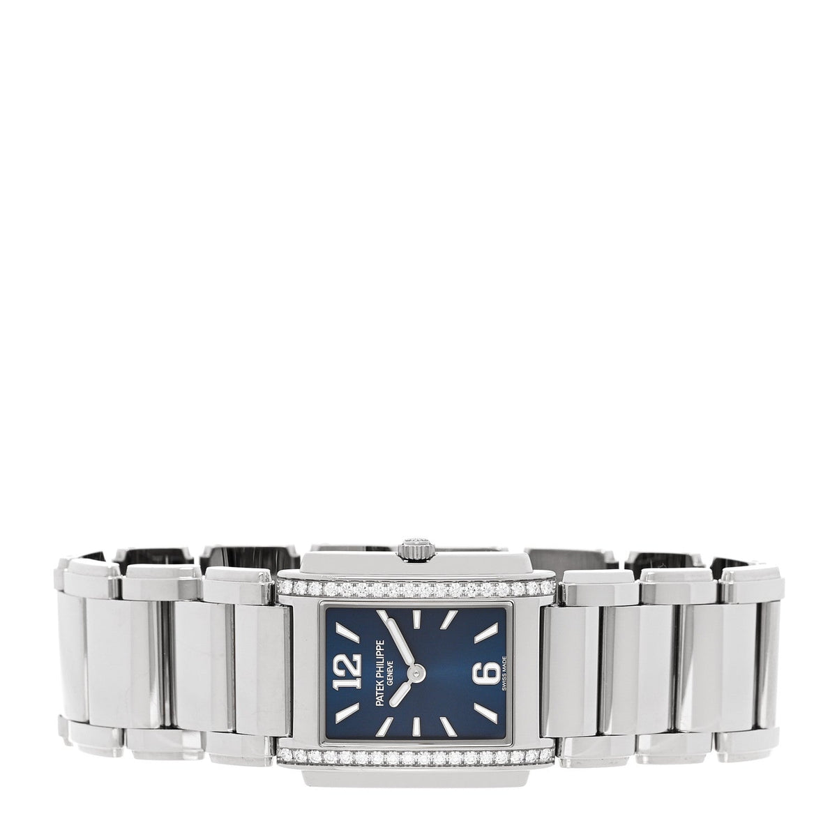 Stainless Steel Diamond 25mm Twenty-4 Quartz Watch Blue 4910/1200A-001