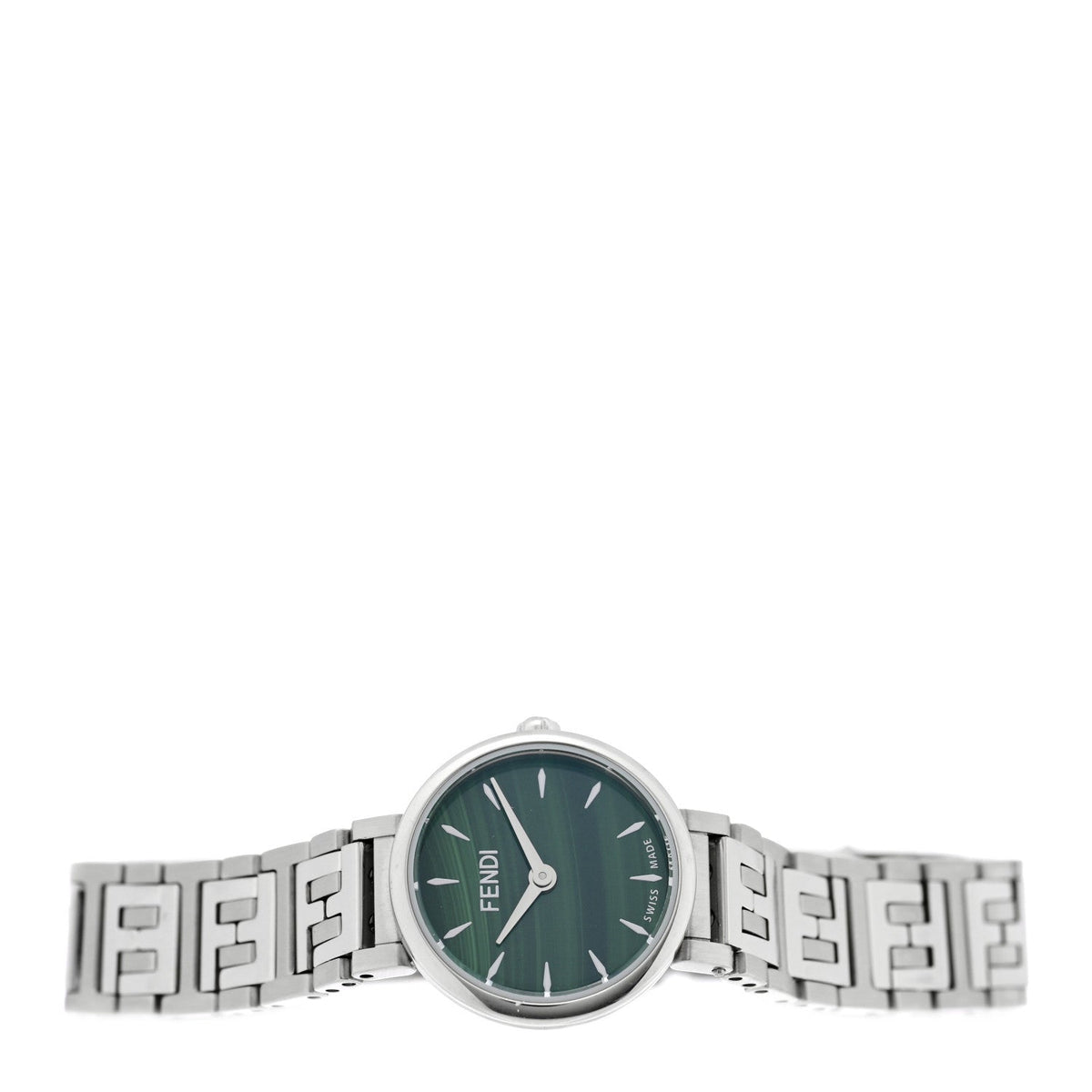 Stainless Steel 19mm Fendi Forever Quartz Watch Green