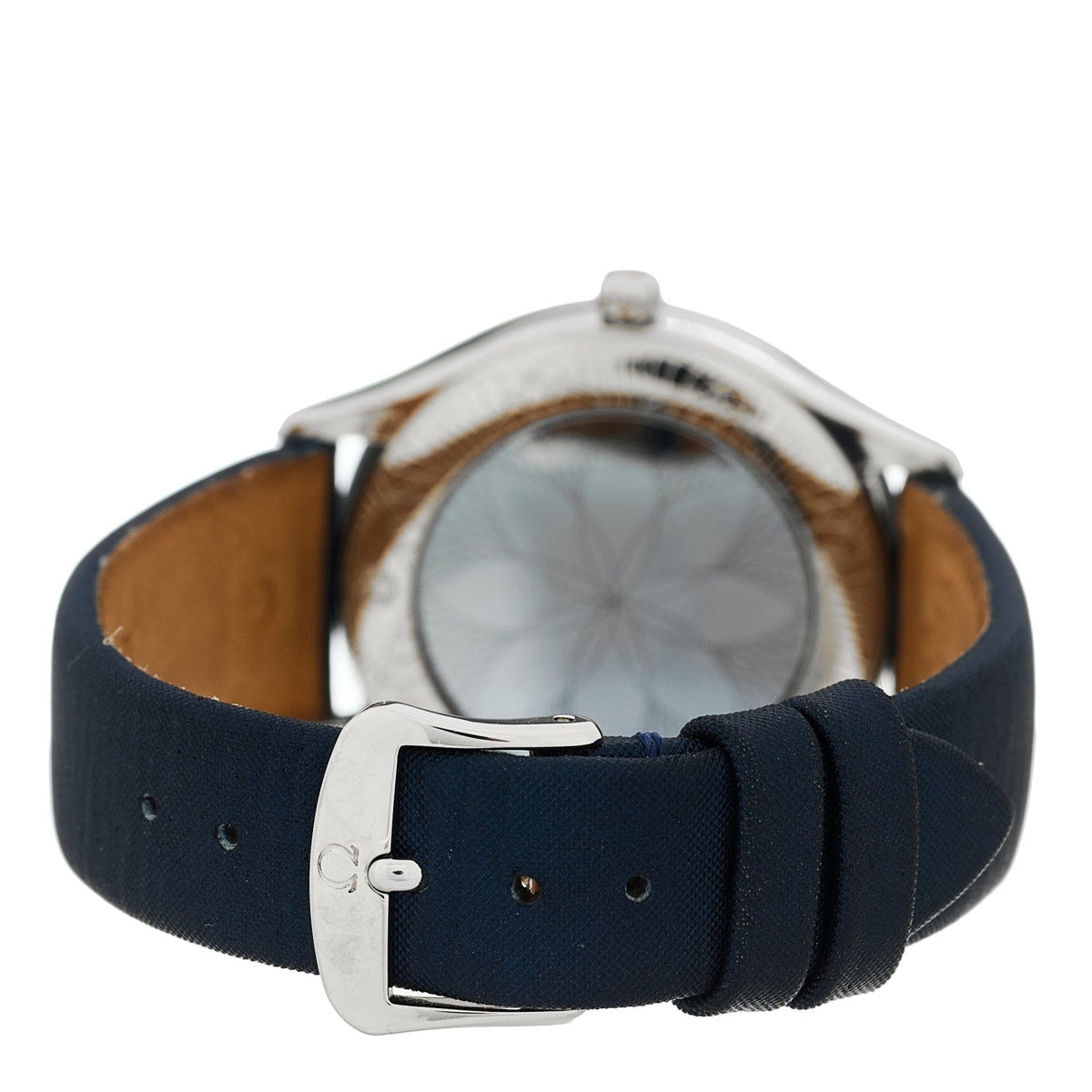 Stainless Steel Satin Diamond Bezel 36mm De Ville Tresor Quartz Watch White 428.17.36.60.04.001