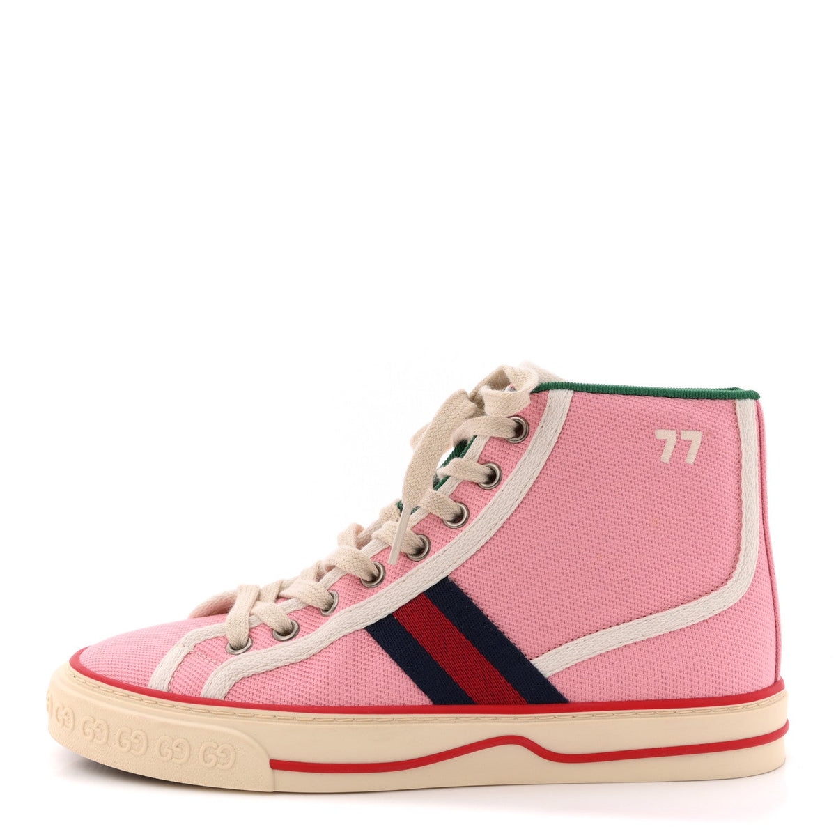 Canvas Web Womens 1977 Tennis High Top Sneakers 36 Wild Rose Mystic White
