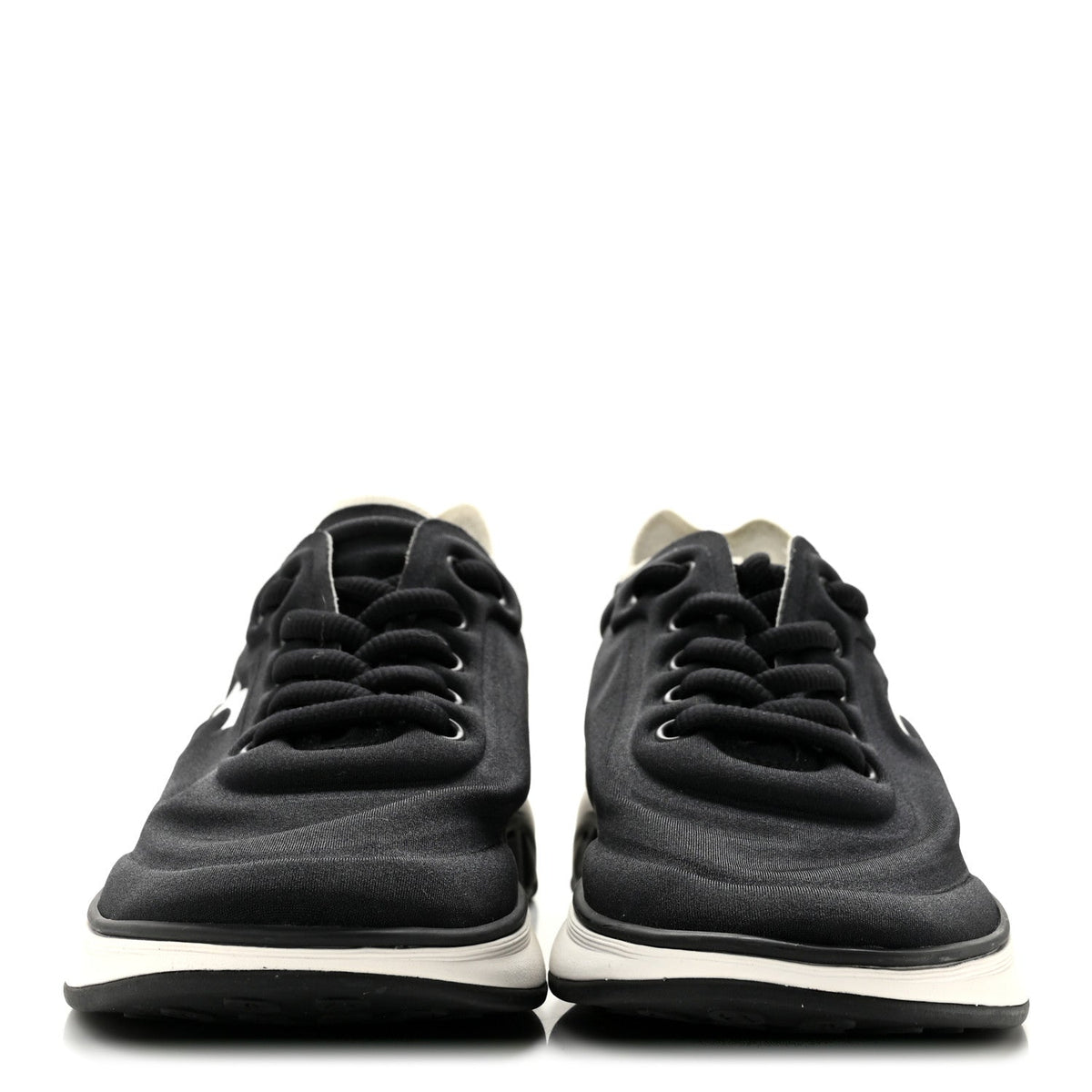 Mesh Lycra Thermoplastic Mens Sneakers 36 Black