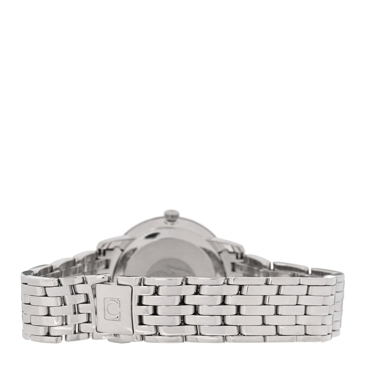 Stainless Steel Diamond 27mm De Ville Prestige Quartz Watch Grey 424.10.27.60.56.002