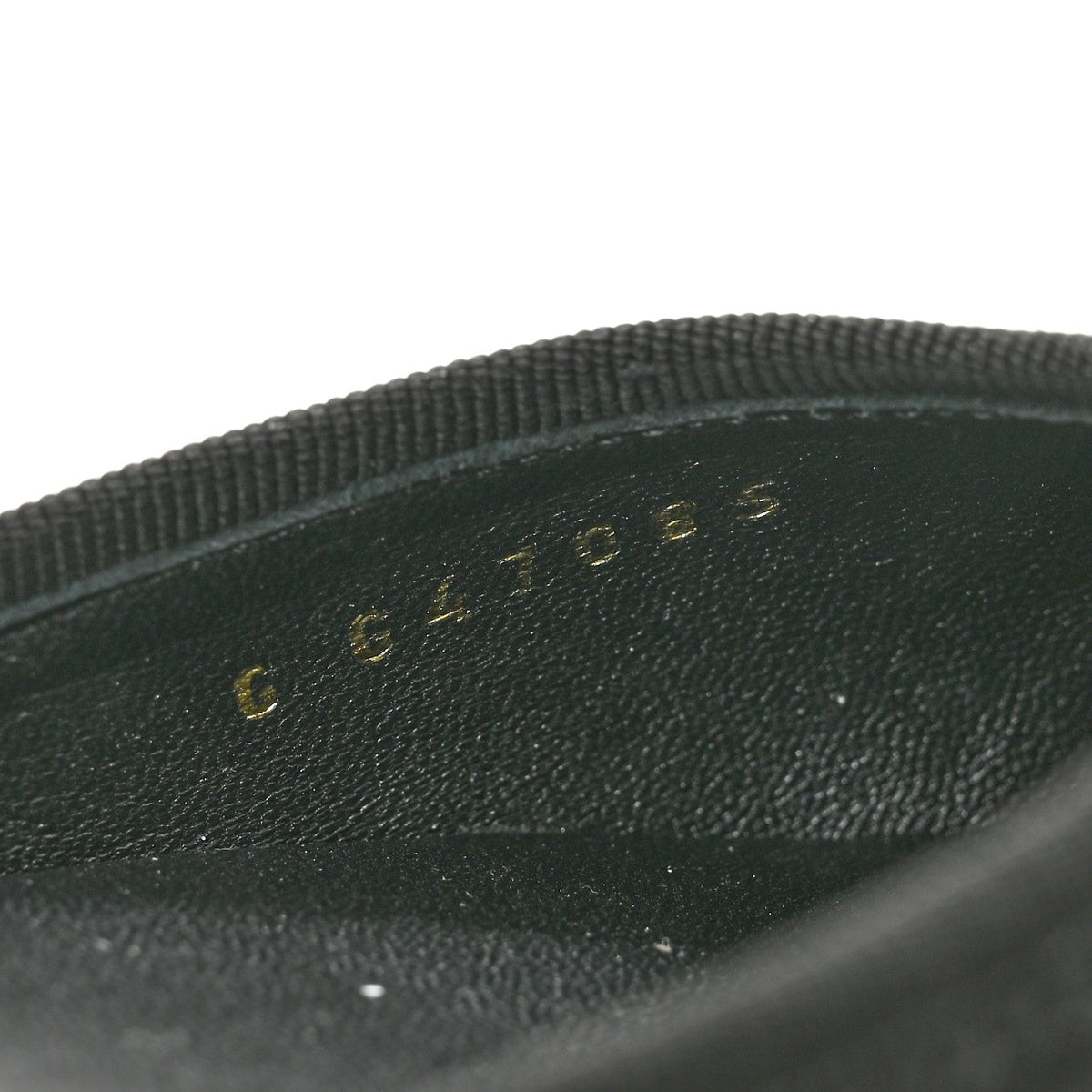 Iridescent Lambskin Cap Toe CC Slingback Flats 37 Black White