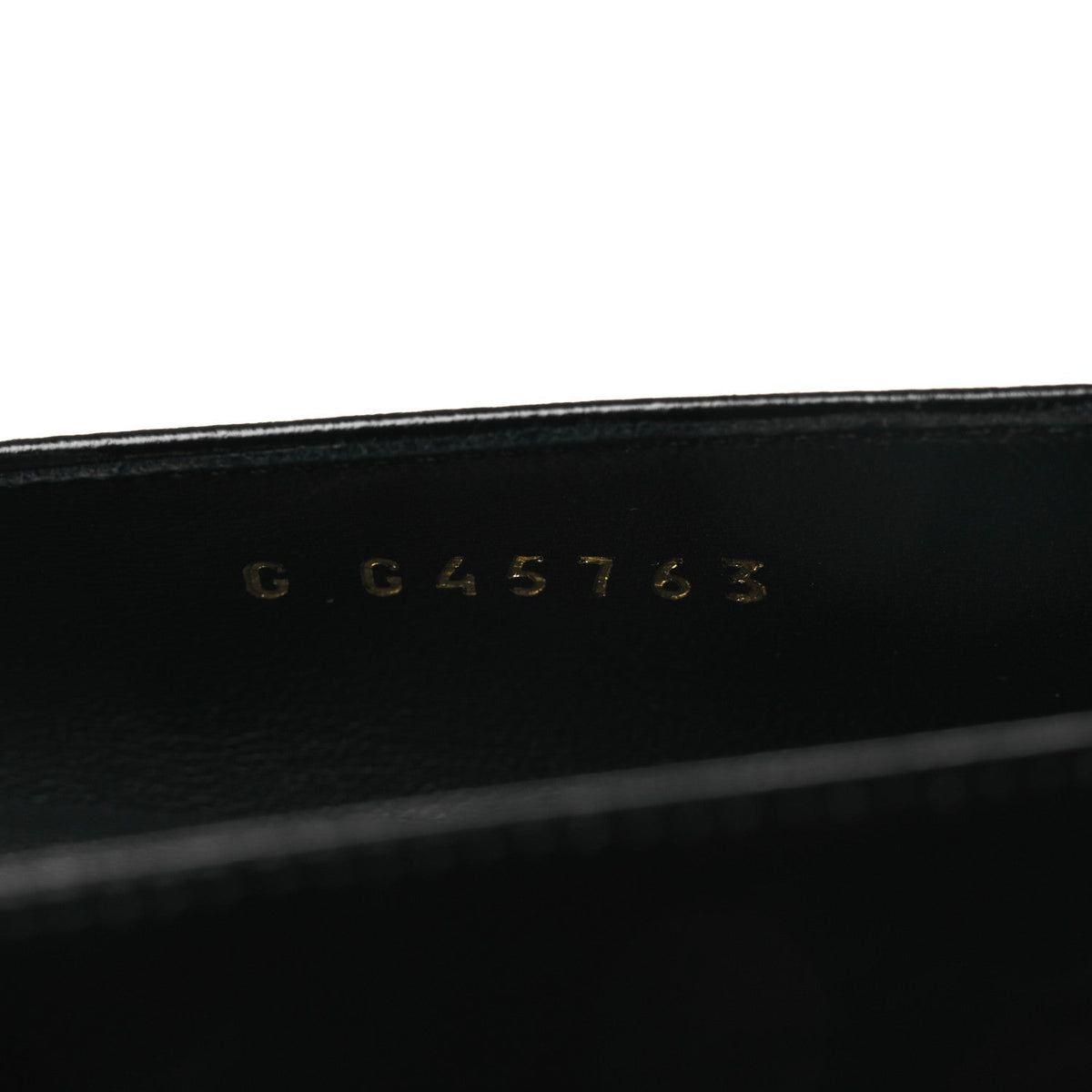 Shiny Lambskin Grosgrain Pearl Mary Jane Flats 37 Black
