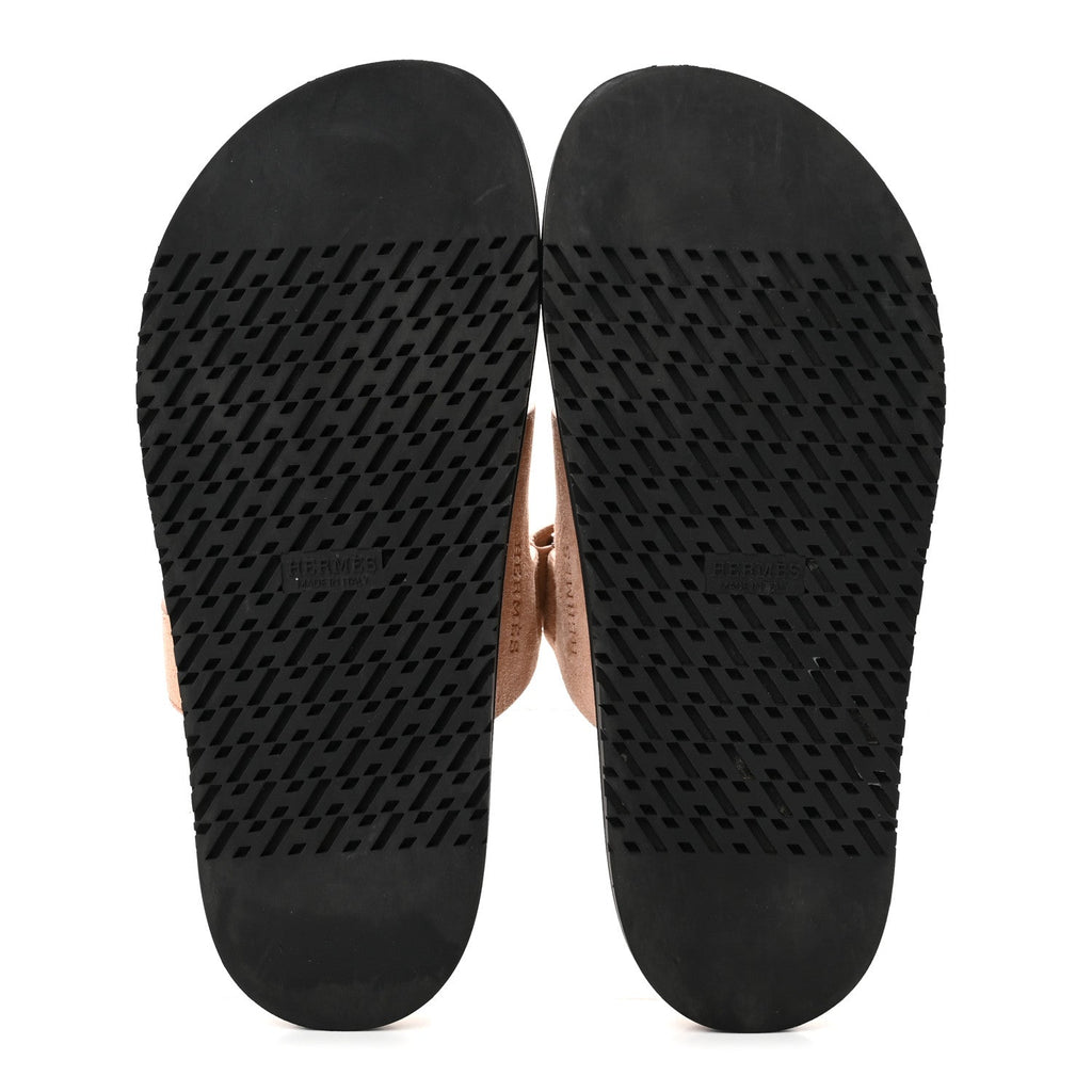 Suede Goatskin Womens Chypre Sandals 39 Rose Aube