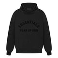 Fear of God Essentials Black Collection Hoodie Jet Black
