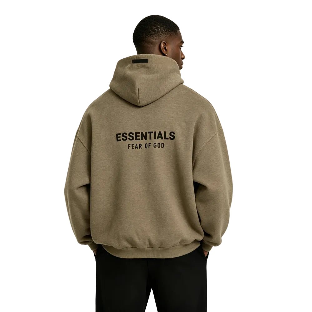 Fear of God Essentials Fleece Hoodie II Heather Gray FW24