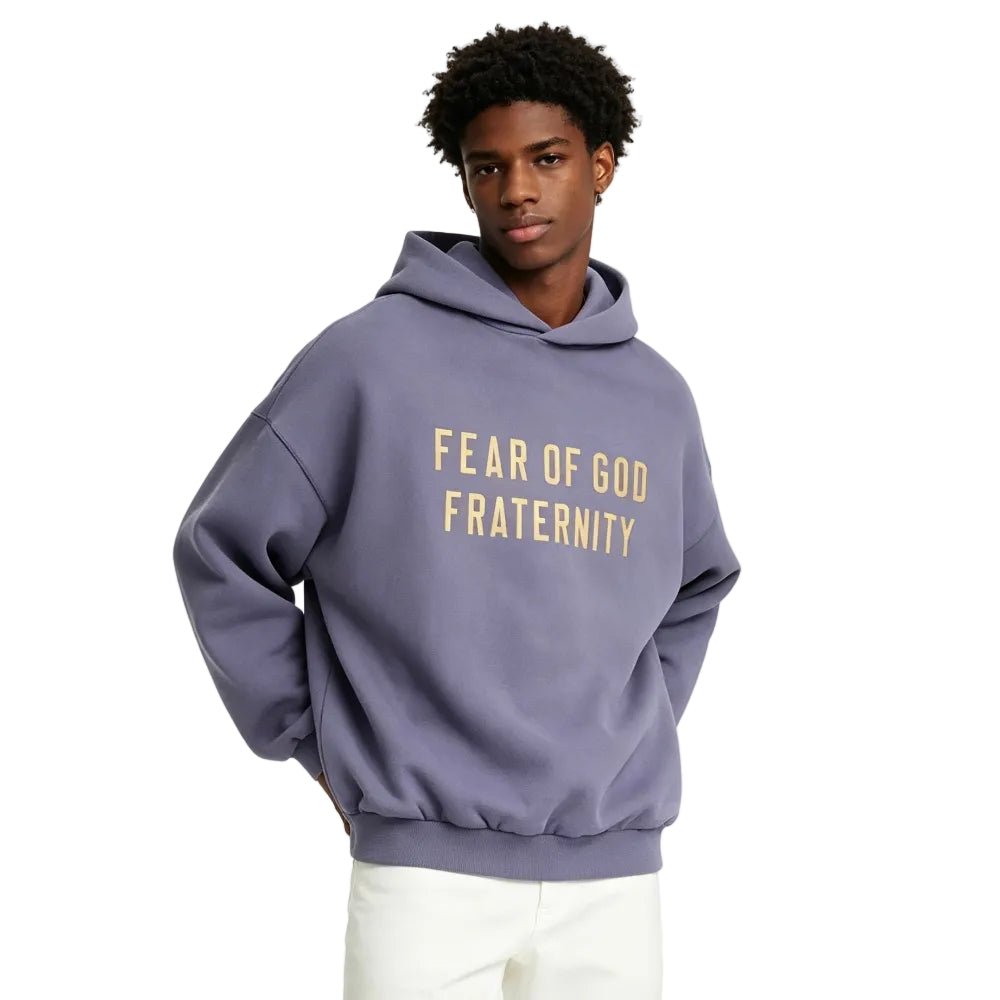 Fear of God Essentials Heavy Fleece Hoodie Lavender