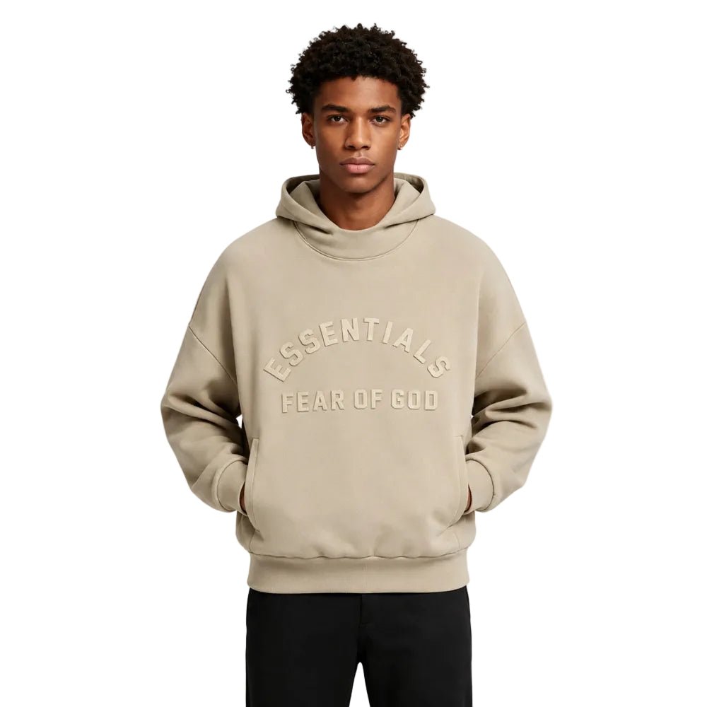 Fear of God Essentials Hoodie Dusty Beige