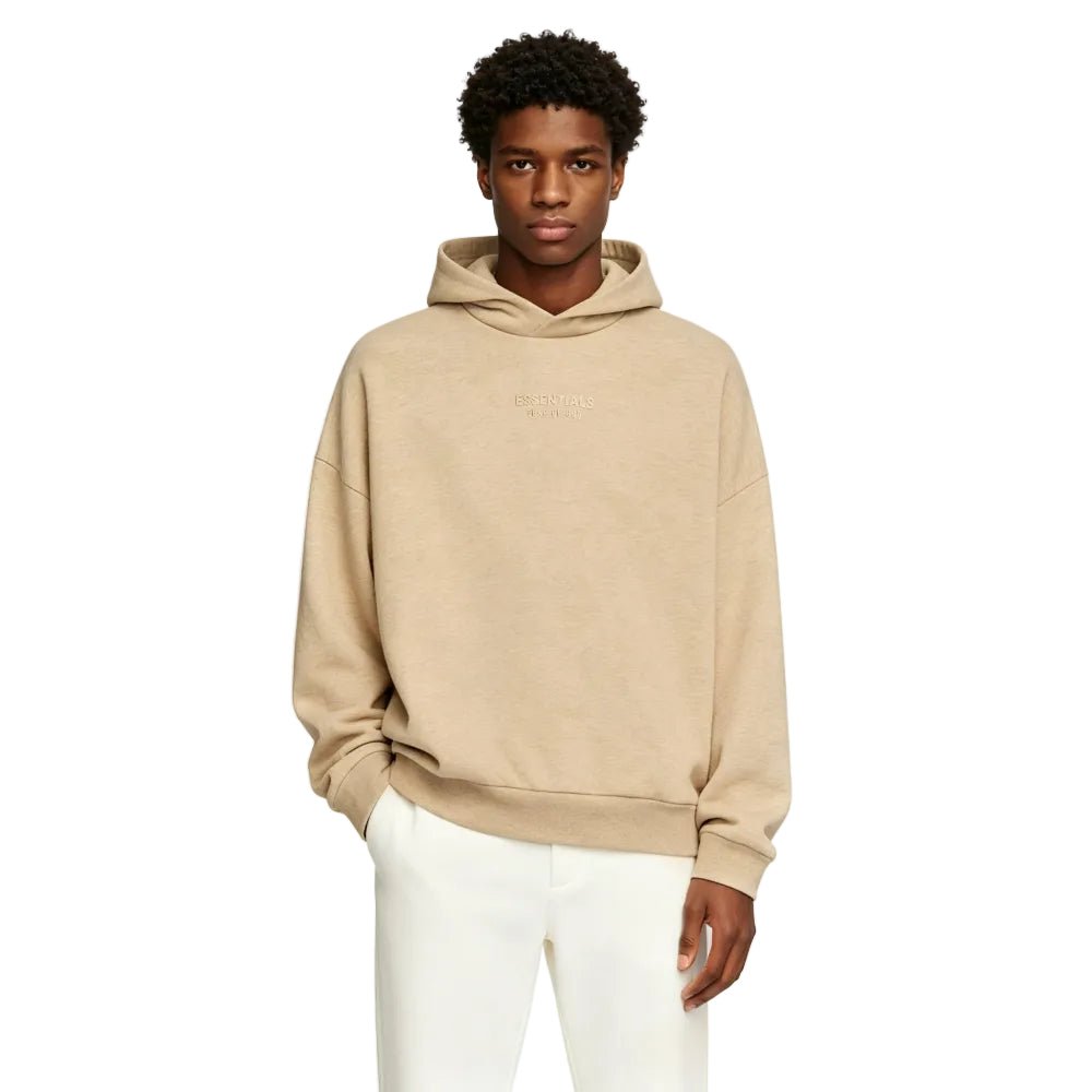 Fear Of God Essentials Hoodie Gold Heather