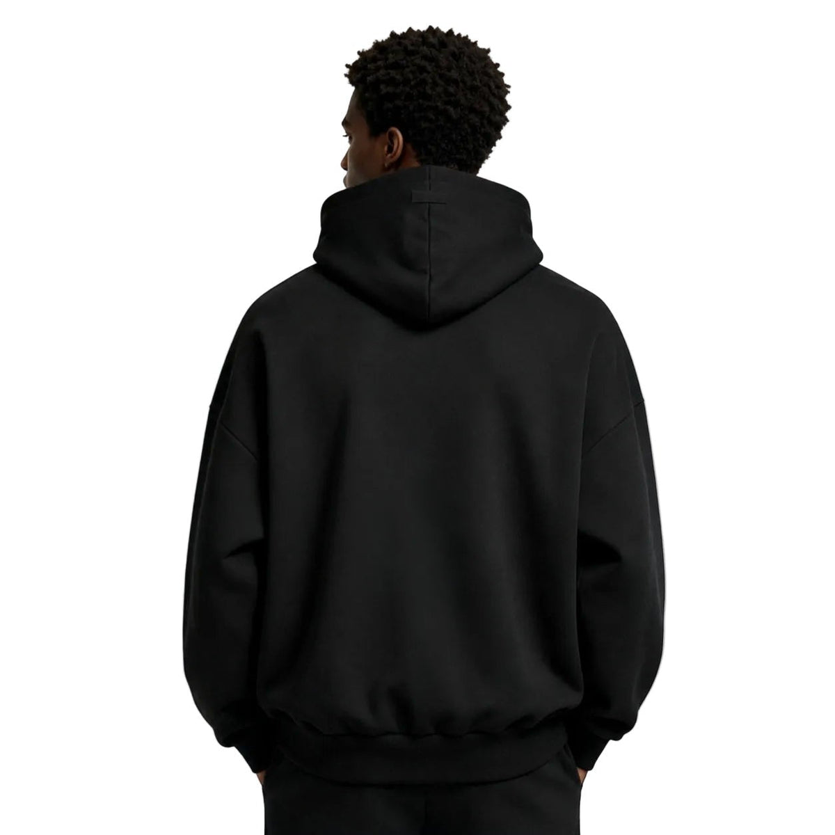 Fear of God Essentials Hoodie Jet Black FW23