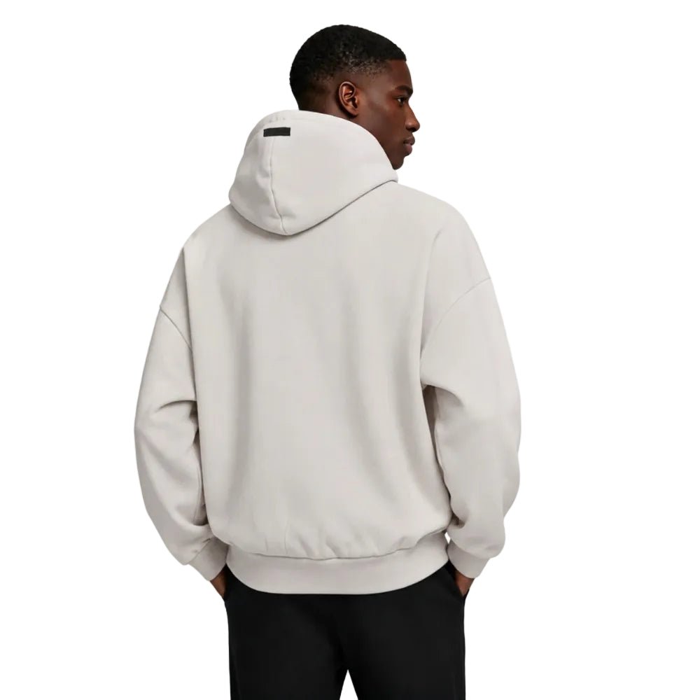 Fear of God Essentials Hoodie Silver Cloud
