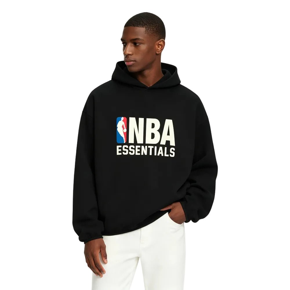 Fear of God Essentials NBA Hoodie Black