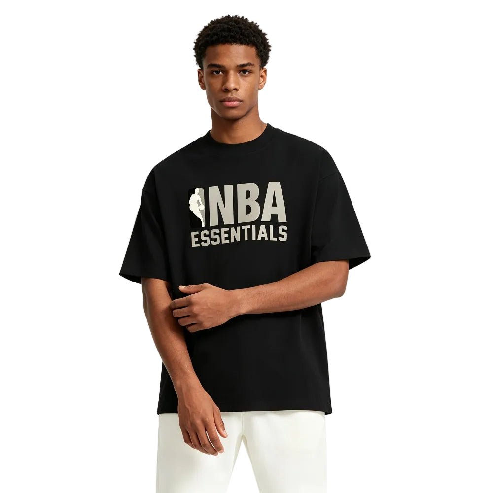 Fear of God Essentials NBA Tee SS25 Black