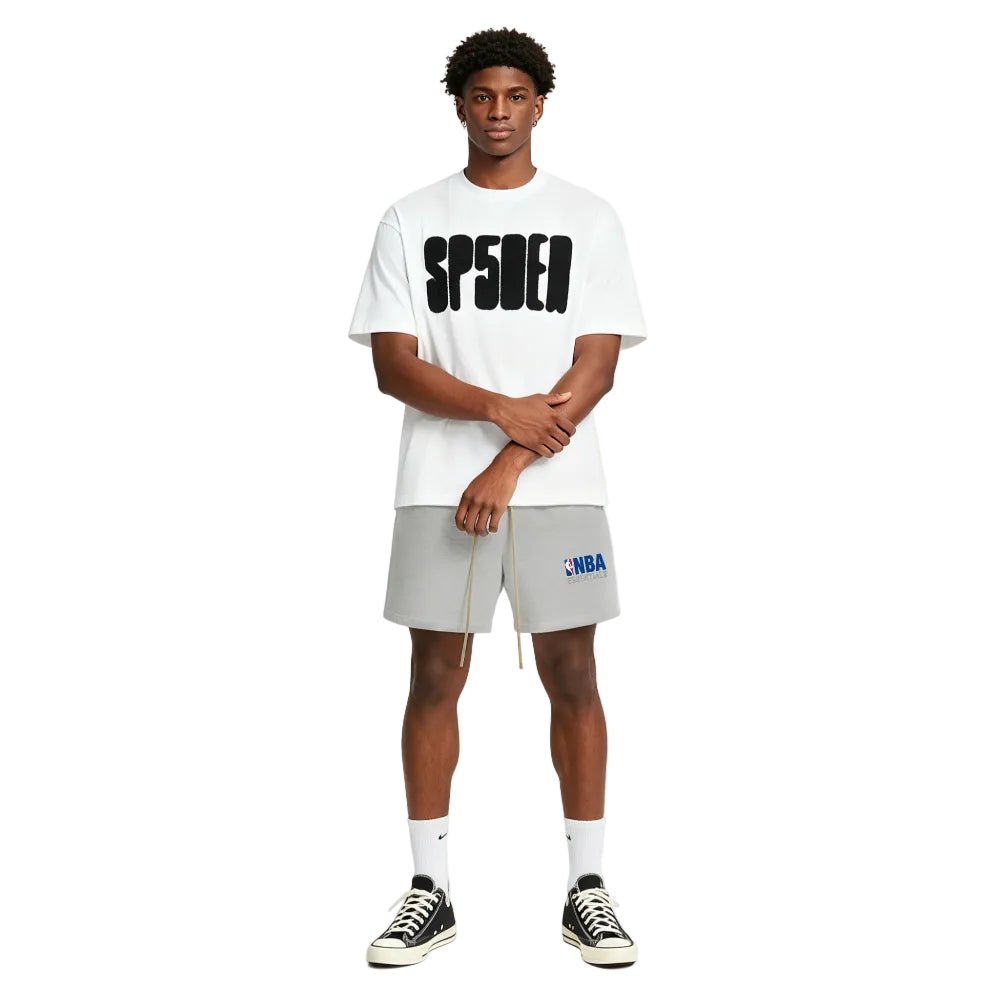 Fear of God Essentials x NBA Sweatshorts Light Heather